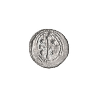 denarius, Boleslaw III Krzywousty (prince of Poland; 1107–1138), allegories, spearhead (issue