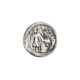 denarius, Boleslaw III Krzywousty (prince of Poland; 1086–1138), allegories, spearhead (issue