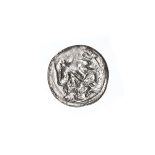 denarius, Boleslaw III Krzywousty (prince of Poland; 1086–1138), allegories, spearhead (issue