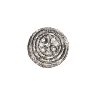 Denarius of Boleslaw III Krzywousty (prince of Poland; ca. 1086–1138), Romanesque style, ca.