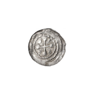Denarius, Boleslaw III Krzywousty (prince of Poland; ca. 1086–1138). Romanesque style coin, ca.