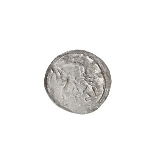 Denarius of Boleslaw III Krzywousty (prince of Poland; ca. 1086–1138), ca. 1125–1138. Obverse: