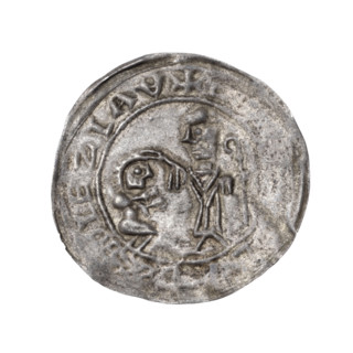 bracteate, Boleslaw III Wrymouth (Prince of Poland; 1107–1138), bishop, bishops, crosier,