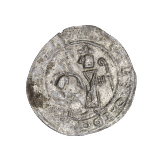 bracteate, Boleslaw III Krzywousty (Prince of Poland; 1086–1138), bishop, bishops, crosier,