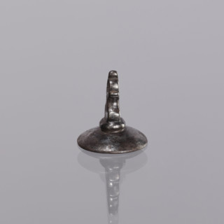 Sealing wax stamp - keyring, sealing wax stamp, Lion (coat of arms). Oval sealing wax stamp with a