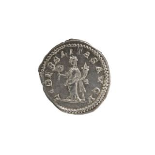 denarius, Geta (emperor; 189–212) — iconography: Liberalitas (personification); cornucopia