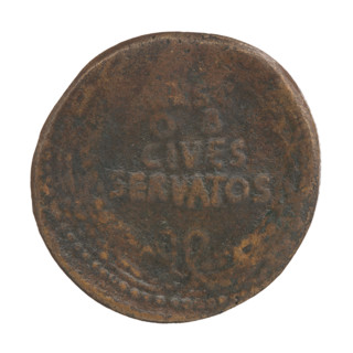 sestertius forgery, Claudius (10 BC–54; Roman emperor 41–54). Obv.: Head of Claudius with laurel