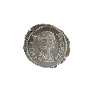 denarius, Julia Domna (ca. 160–217; Roman empress 193–211), Septimius Severus (Roman emperor;