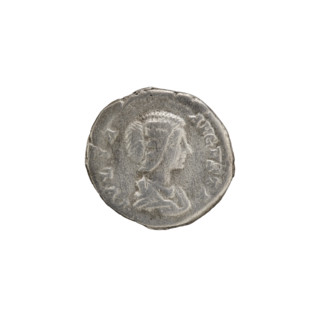 Denarius, Julia Domna (ca. 160–217; Roman empress 193–211) and Septimius Severus (Roman emperor;