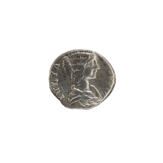 denarius, Julia Domna (ca. 160–217; Roman empress 193–211), Septimius Severus (Roman emperor;