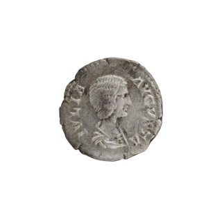 Denarius, Julia Domna (ca. 160–217; Roman empress 193–211), Septimius Severus (Roman emperor;