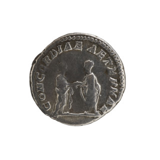 denarius, Plautilla (ca. 185–212; Roman empress 202–205), Caracalla (Roman emperor; 188–217) -