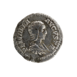 Denarius, Plautilla (ca. 185–212; Roman empress 202–205); issuer: Caracalla (188–217; Roman emperor