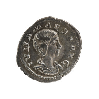 denarius, Elagabalus (204-222; Roman emperor 218-222), Julia Maesa (ca. 160-224; augusta 218-224),