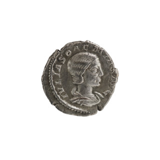 Denarius, Elagabalus (204–222; Roman emperor 218–222); issuer: Julia Soaemias (180–222; Augusta