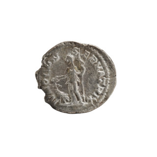 Denarius of Alexander Severus (reigned 222–235). Obverse: IVLIA MAMAEA AVG — bust of Julia Mamaea