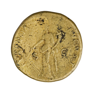 Sestertius, Nerva (Roman Emperor; 96–98). Obverse: P NERVA CAES AVG PM TR P II COS III, Nerva's