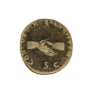 Nerva (Roman Emperor; 96–98). Laureate head of Nerva right. Obv. legend: IMP NER... GPM TR P COS
