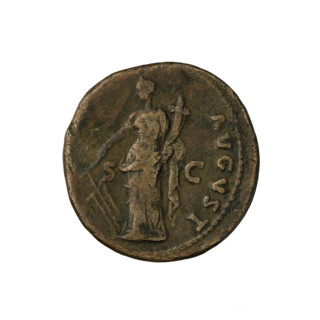 Nerva (Roman Emperor; 96–98). Silver coin (denarius), dia. 26.0 mm, weight 11.40 g, axis 180°.