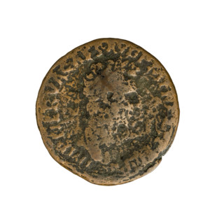 Nerva (Roman Emperor; 96–98). Silver coin, dia. 27.5 mm, weight 9.75 g, axis 180°. Obverse: IMP