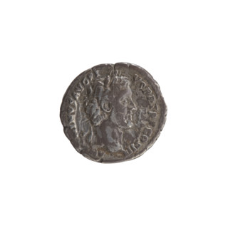 Denarius of Antoninus Pius (86–161; Roman emperor 138–161), c. 140–144. Obverse: head of Antoninus