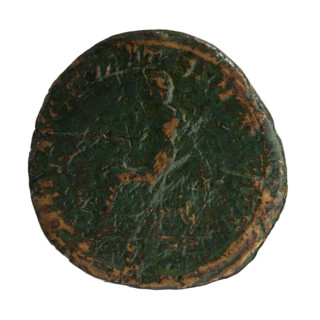 Sestertius of Caracalla (188–217; Roman emperor 198–217) featuring Julia Domna (ca. 160–217; Roman
