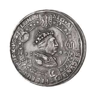 Sigismund the Old's crown thaler from 1540 (fals.), Sigismund I the Old (King of Poland;
