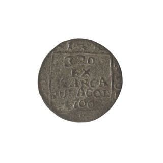 silver crown groschen - forgery; for the original: Stanislaw August Poniatowski (King of Poland,