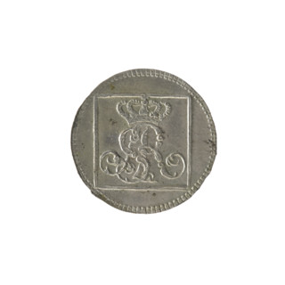 silver crown groschen; maker: Sylm, Frederick William (fl. 1765–1767); issuer: Stanislaw August