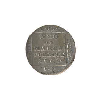 silver Crown groschen, Sylm, Frederick William (fl. 1765–1767); Stanislaw August Poniatowski (King