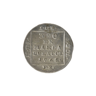 silver Crown groschen, Sylm, Frederick William (fl. 1765–1767), Stanislaw August Poniatowski (King