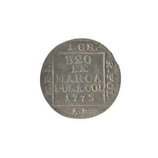 silver crown grosz, Stanislaw August Poniatowski (King of Poland; 1764–1795), Antoni Partenstein