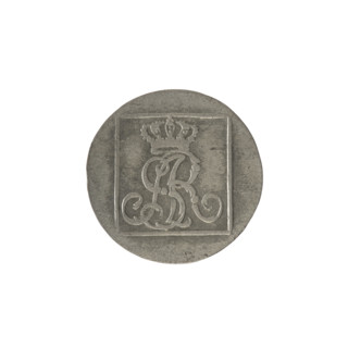 silver crown groschen; maker: Brenn, Efraim (fl. 1774–1792); obverse: in a square frame under a
