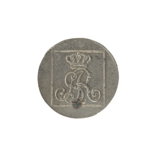 Silver crown groschen; maker: Efraim Brenn (fl. 1774–1792); monarch: Stanislaw August Poniatowski