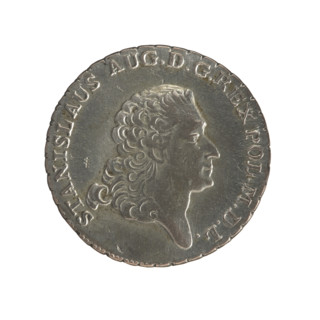 2 gold crown coins, publisher: Sylm, Frederick William (fl. 1765–1767); subject: Stanislaw August