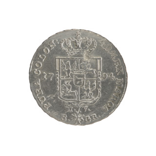 2 gold crown coins of Stanislaw August Poniatowski (King of Poland; reign 1764–1795), 1794.