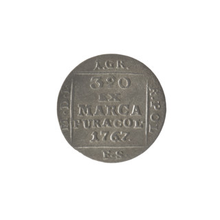 silver crown grosz, Stanislaw August Poniatowski (King of Poland; 1764–1795), Sylm, Frederick
