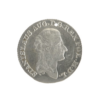 Gold crown, Stanislaw August Poniatowski (King of Poland; 1732–1798), 1794. Obverse: Head of