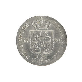 2 gold crown coins of Stanislaw August Poniatowski (King of Poland; 1764–1795). Obverse: Head of