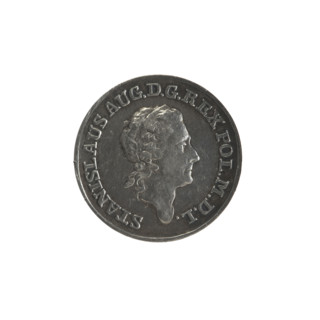 trial crown zloty, Stanislaw August Poniatowski (King of Poland; 1764–1795), Holzhaeusser, Johann