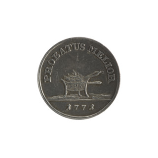 Trial crown zloty, Stanislaw August Poniatowski (King of Poland; 1764–1795). Engraver: Johann