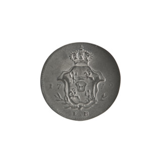 Ducat stamp - mint proof or card playing token copy. Brenn, Efraim (fl. 1774–1792) (for the