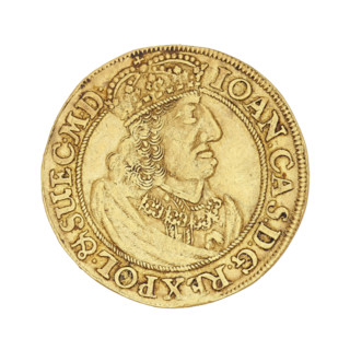 Gdansk ducat; maker: Lesse, Daniel (1656–1685); subject: John II Casimir Vasa (King of Poland,