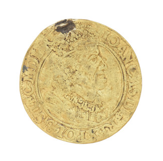 Gdansk ducat, Lesse, Daniel (1656-1685). John II Casimir Vasa (King of Poland; reign 1648–1668).