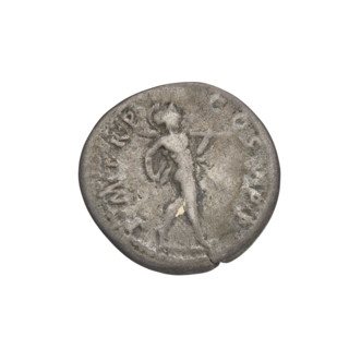denarius, Trajan (53–117; Roman emperor 98–117); Obv.: Trajan's head facing right, laurel-wreathed;