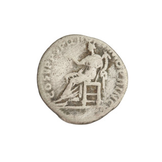 Denarius, Trajan (53–117; Roman emperor 98–117). Obverse: head of Trajan right, decorated with a