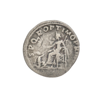 denarius, Trajan (53–117; Roman emperor 98–117); Obv.: head of Trajan right, decorated with a