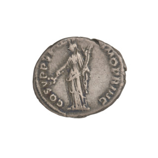 Denarius, Trajan (53–117; Roman emperor 98–117). Obverse: head of Trajan right, decorated with a