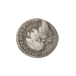 Denarius, Trajan (53–117; Roman emperor 98–117). Obverse: head of Trajan right, decorated with a