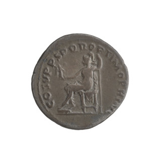 Denarius, Trajan (53–117; Roman emperor 98–117). Obverse: head of Trajan right, decorated with a